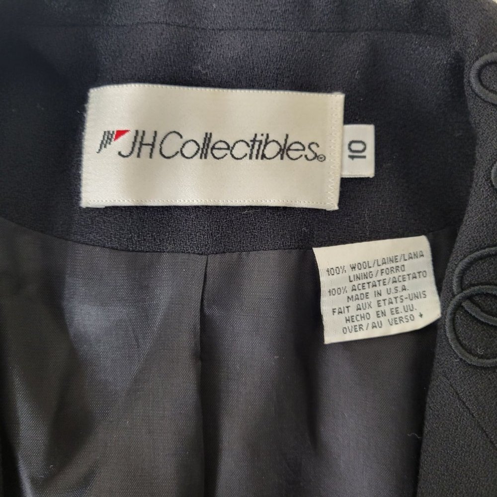 JH Collectibles Black Blazer with Appliqued Accents - Picture 4 of 8